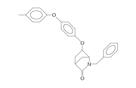 2-Benzyl-3-oxo-6-exo-[4-(4-methylphenoxy)-phenoxy]-2-azabicyclo-[2.2.1]-heptane