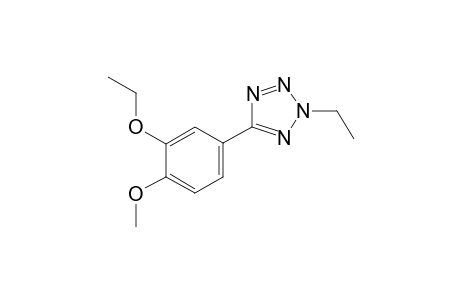 2H-1,2,3,4-Tetrazole, 5-(3-ethoxy-4-methoxyphenyl)-2-ethyl-