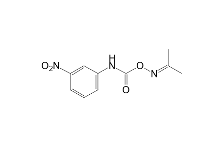 acetone, O-[(m-nitrophenyl)carbamoyl]oxime