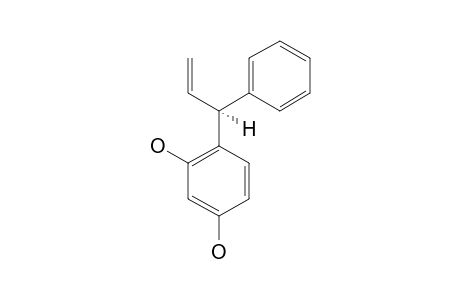 4-[(1S)-1-phenylprop-2-enyl]resorcinol