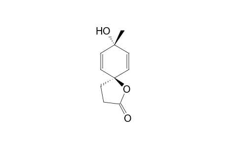 anti-8-Hydroxy-8-methyl-1-oxaspiro[4.5]deca-6,9-din-2-one