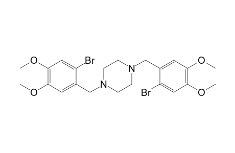 1,4-bis(2-bromo-4,5-dimethoxybenzyl)piperazine