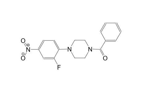 piperazine, 1-benzoyl-4-(2-fluoro-4-nitrophenyl)-