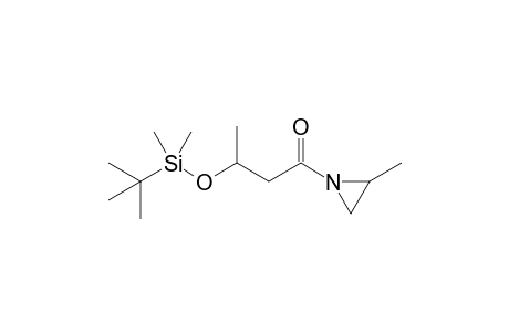 3-[tert-butyl(dimethyl)silyl]oxy-1-(2-methyl-1-aziridinyl)-1-butanone