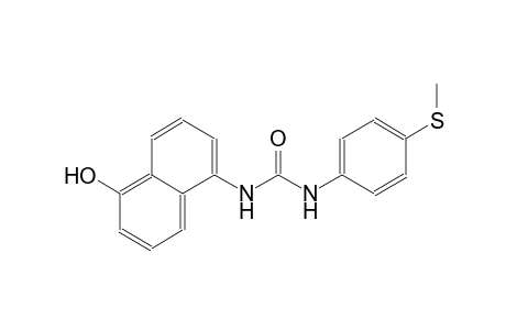 N-(5-hydroxy-1-naphthyl)-N'-[4-(methylsulfanyl)phenyl]urea