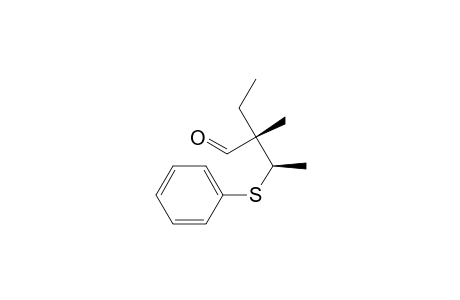 Butanal, 2-ethyl-2-methyl-3-(phenylthio)-, (R*,S*)-