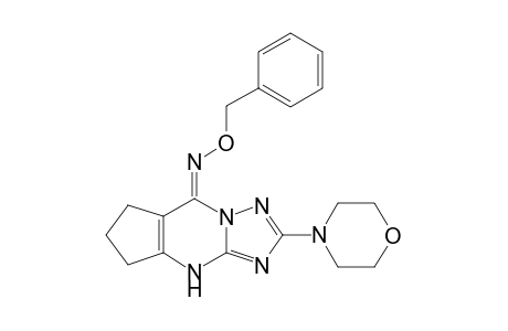 2-Morpholino-5-benzyloximino-6,7,8,9-tetrahydrocyclopenta[1,2-d][1,2,4]-triazolo[1,5-a]pyrimidine