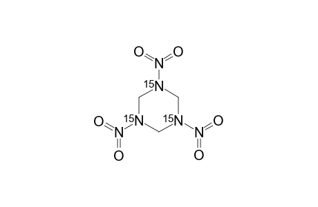 1,3,5-tri-(15)N-nitro-1,3,5-triazacyclohexane