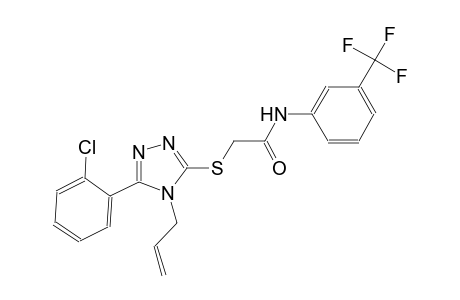 2-{[4-allyl-5-(2-chlorophenyl)-4H-1,2,4-triazol-3-yl]sulfanyl}-N-[3-(trifluoromethyl)phenyl]acetamide