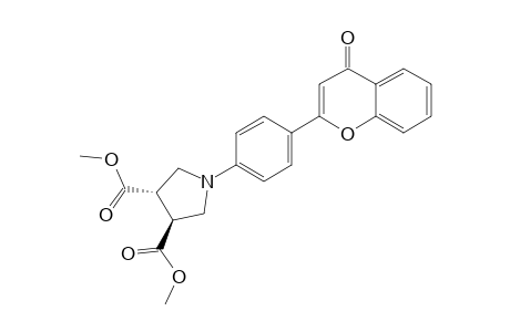 (3R*,4R*)-DIMETHYL-1-[4-(4-OXO-4H-CHROMEN-2-YL)-PHENYL]-PYRROLIDINE-3,4-DICARBOXYLATE