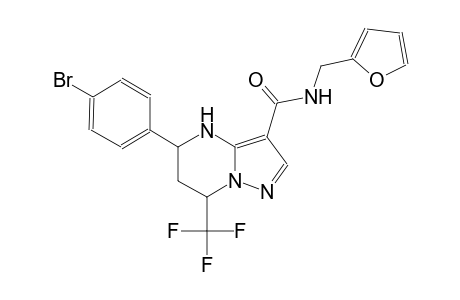 5-(4-bromophenyl)-N-(2-furylmethyl)-7-(trifluoromethyl)-4,5,6,7-tetrahydropyrazolo[1,5-a]pyrimidine-3-carboxamide