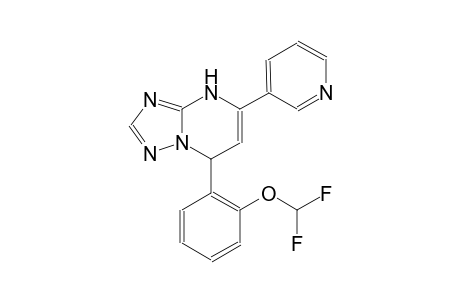 [1,2,4]triazolo[1,5-a]pyrimidine, 7-[2-(difluoromethoxy)phenyl]-4,7-dihydro-5-(3-pyridinyl)-