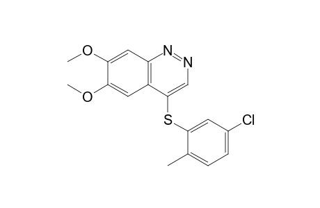4-[(5-chloro-o-tolyl)thio]-6,7-dimethoxycinnoline