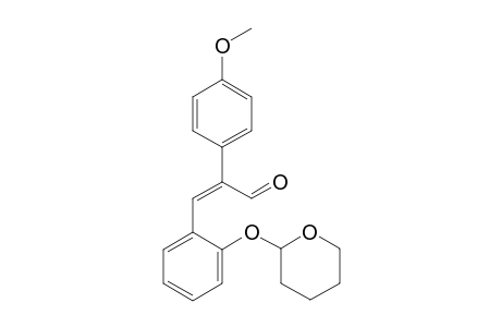 2-(p-Methoxyphenyl)-3-[(o-tetrahydroxypyranyloxy)phenyl]-2-propenal