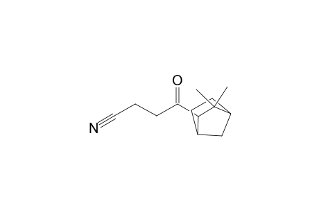 Bicyclo[2.2.1]heptane-2-butanenitrile, 3,3-dimethyl-.gamma.-oxo-, exo-