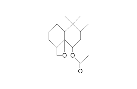 1a-Acetoxy-8a,9a-methanoxymethano-3a,4,4-trimethyl-trans-decalin