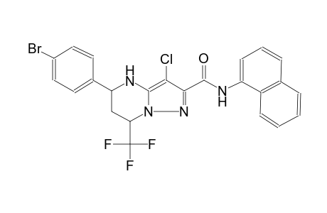 5-(4-bromophenyl)-3-chloro-N-(1-naphthyl)-7-(trifluoromethyl)-4,5,6,7-tetrahydropyrazolo[1,5-a]pyrimidine-2-carboxamide