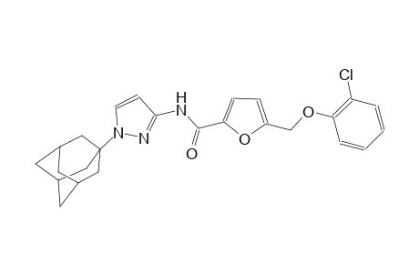 N-[1-(1-adamantyl)-1H-pyrazol-3-yl]-5-[(2-chlorophenoxy)methyl]-2-furamide