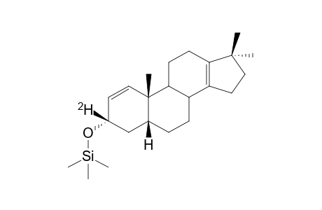 3.beta.-Deutero-17,17-dimethyl-18-nor-5.beta.-androsta-1,13-dien-3.alpha.-ol, O-TMS