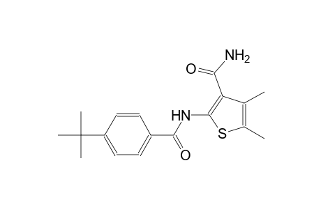 2-[(4-tert-butylbenzoyl)amino]-4,5-dimethyl-3-thiophenecarboxamide