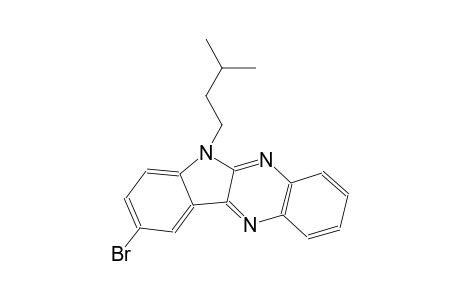 6H-indolo[2,3-b]quinoxaline, 9-bromo-6-(3-methylbutyl)-