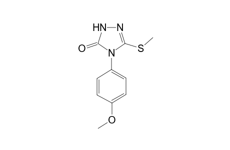4-p-Anisyl-3-methylthio-.delta(2)-1,2,4-triazolin-3-one