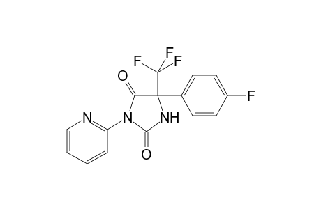 1H-Imidazole-2,4(3H,5H)-dione, 5-(4-fluorophenyl)-3-(2-pyridinyl)-5-(trifluoromethyl)-