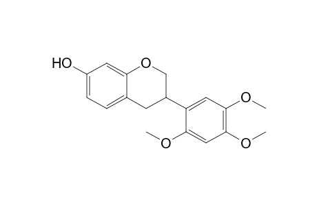 3-(2',4',5'-Trimethoxyphenyl)-7-hydroxy-2,3-dihydro-4H-benzopyran