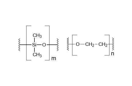 Poly(dimethylsiloxane-co-ethylene oxide) AB block copolymer 18/72