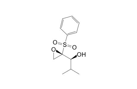 (S)-2-Methyl-1-[2-(phenylsulfonyl)oxiranyl]propan-1-ol