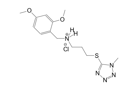 benzenemethanaminium, 2,4-dimethoxy-N-[3-[(1-methyl-1H-tetrazol-5-yl)thio]propyl]-, chloride