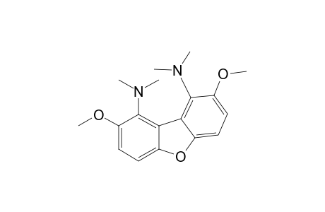 1,9-bis(dimethylamino)-2,8-dimethoxy-dibenzofuran
