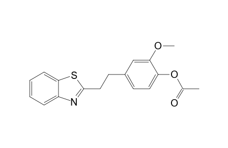 2-[2-(4-Acetoxy-3-methoxyphenyl)ethyl]benzothiazole