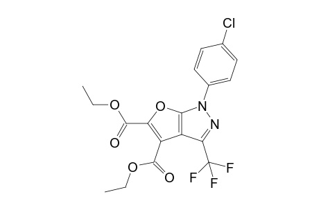 Diethyl 1-(4-chlorophenyl)-3-(trifluoromethyl)-1H-furo[2,3-c]pyrazole-4,5-dicarboxylate