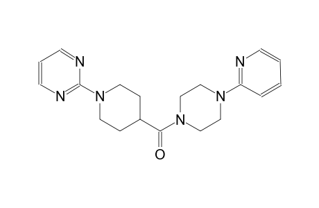 pyrimidine, 2-[4-[[4-(2-pyridinyl)-1-piperazinyl]carbonyl]-1-piperidinyl]-