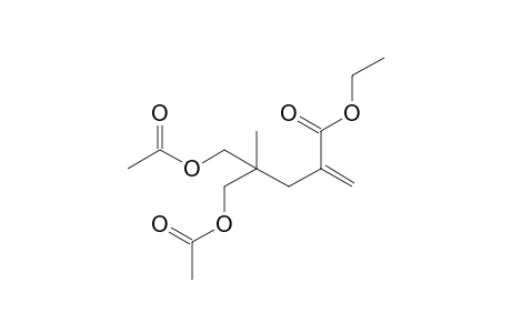 2-(2-(Ethoxycarbonyl)allyl)-2-methylpropane-1,3-diyl diacetate