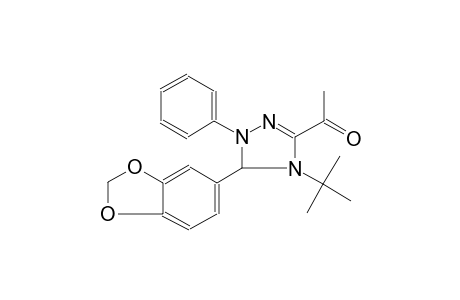 ethanone, 1-[5-(1,3-benzodioxol-5-yl)-4-(1,1-dimethylethyl)-4,5-dihydro-1-phenyl-1H-1,2,4-triazol-3-yl]-