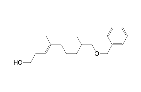 3-Nonen-1-ol, 4,8-dimethyl-9-(phenylmethoxy)-, (E)-(.+-.)-