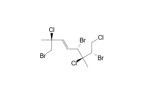(E,2S,5S,6S,7S)-1,5,7-tribromo-2,6,8-trichloro-2,6-dimethyl-3-octene