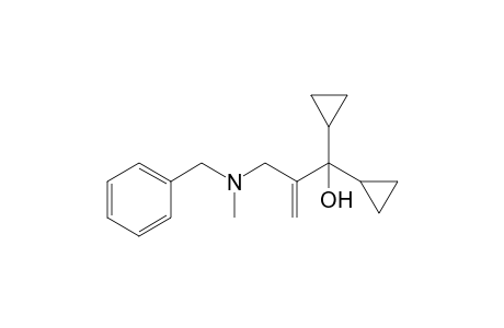 3-(N-Benzyl-N-methyl)amino-1,1-dicyclopropyl-2-methylene-1-propanol