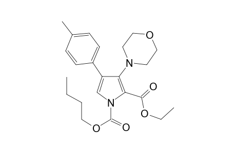 N-Carboxybutyl-4-(4-methylphenyl)-3-morpholinopyrrol-2-carboxylic acid, ethyl ester