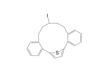 5,8-Epithio-13H-dibenzo[a,g]cyclotridecene, 14,15,16,17-tetrahydro-15-iodo-