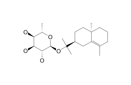 10-EPI-GAMMA-EUDESMOL-BETA-D-FUCOPYRANOSIDE
