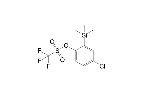 (4-chloranyl-2-trimethylsilyl-phenyl) tris(fluoranyl)methanesulfonate