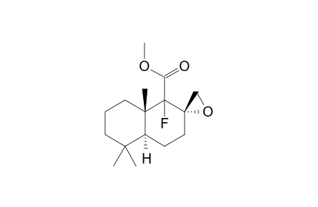 (+-)-Methyl 8a,12-Epoxy-9a-fluorodriman-11-oate