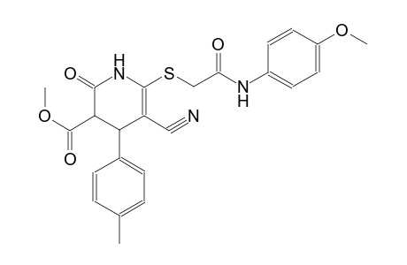 3-pyridinecarboxylic acid, 5-cyano-1,2,3,4-tetrahydro-6-[[2-[(4-methoxyphenyl)amino]-2-oxoethyl]thio]-4-(4-methylphenyl)-2-oxo-, methyl ester