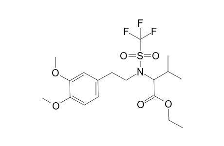 2-[2-(3,4-dimethoxyphenyl)ethyl-(trifluoromethylsulfonyl)amino]-3-methylbutanoic acid ethyl ester