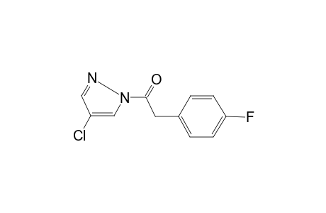 4-Chloro-1-[(4-fluorophenyl)acetyl]-1H-pyrazole