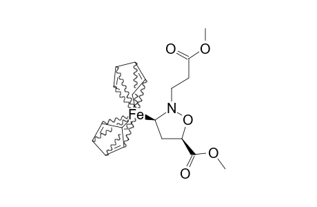 (3-R*,5-S*)-3-FERROCENYL-5-METHOXYCARBONYL-2-(2-METHOXYCARBONYLETHYL)-ISOXAZOLIDINE