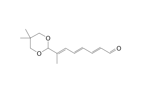 7-(5',5'-Dimethyl-[1,3]dioxan-2'-yl)octa-2,4,6-trienal